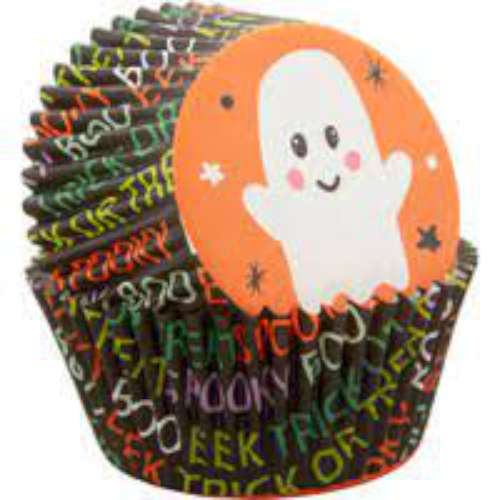 Whimsical Ghost Cupcake Papers - Click Image to Close
